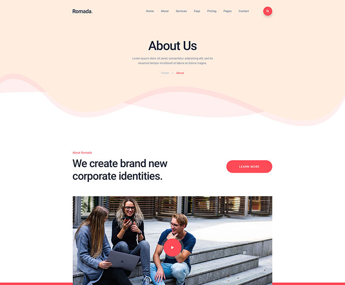 About Us Page