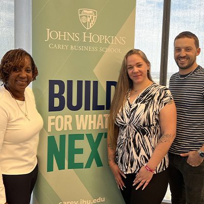 Martin Reed, Terri Howard, and Heidi Doherty